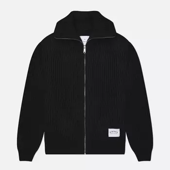 Мужской свитер Edwin Gary Zipped Cardigan, цвет чёрный, размер M