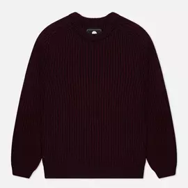 Мужской свитер Edwin Roni Crew, цвет бордовый, размер XL