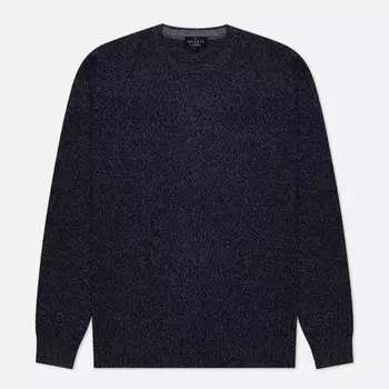 Мужской свитер Hackett Light Weight Mouline Crew, цвет синий, размер XXL