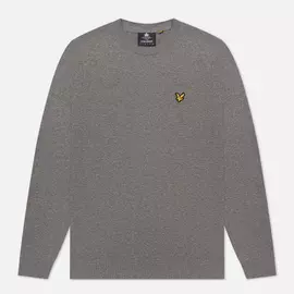 Мужской свитер Lyle &amp; Scott Cotton Merino Crew Neck Jumper, цвет серый, размер S