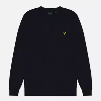 Мужской свитер Lyle & Scott Cotton Crew Neck Regular Fit, цвет чёрный, размер XXL