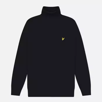 Мужской свитер Lyle & Scott Cotton Merino Turtleneck, цвет синий, размер XL
