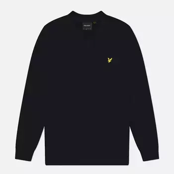 Мужской свитер Lyle & Scott Cotton Merino V-Neck, цвет синий, размер S