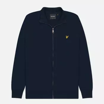 Мужской свитер Lyle & Scott Full Zip Regular Fit, цвет синий, размер XL