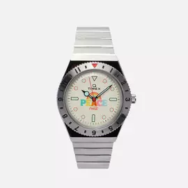 Наручные часы Timex x Coca-Cola Q Diver, цвет серебряный