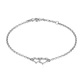 Браслет из серебра с бриллиантом э0601бр12193510