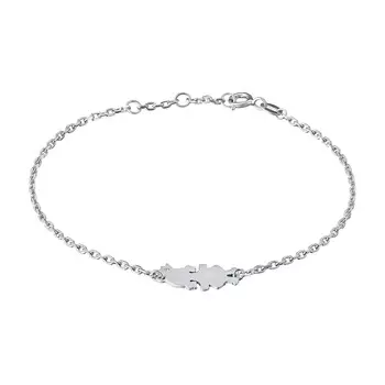 Браслет из серебра с бриллиантом э1701бр11174600