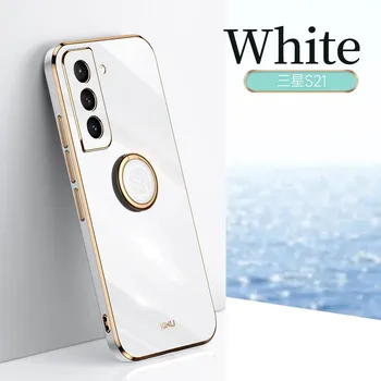 Роскошный чехол с блестящим кольцом для Samsung Galaxy A54 A53 A34 A14 A04S Huawei Honor 60 Xiaomi Redmi Note 11 iPhone 14 13 12 11 Pro Max Мягкий чехол For Samsung Galaxy A04 розовый