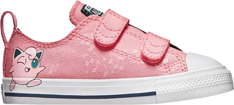 Кроссовки Converse Pokemon x Chuck Taylor All Star Easy-On Low TD Jigglypuff, розовый