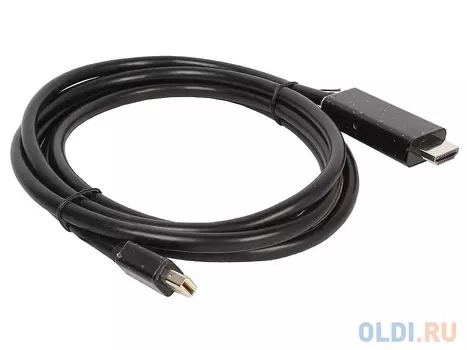 Кабель-переходник Mini DisplayPort M = HDMI M 1.8m Telecom
