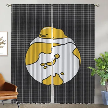 Gudetamas Shades Curtains Детская комната Blackout Шторы для камеры Перегородка Окно Шторы Тюль для спальни Гостиная Кухня Дом W50xH70cmx2pcs-CL