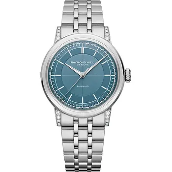 Швейцарские наручные женские часы Raymond weil 2125-STS-50011. Коллекция Millesime
