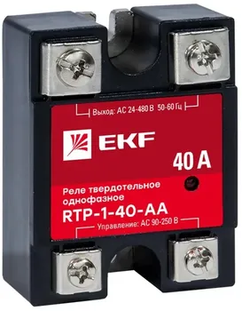 Реле EKF rtp-1-40-aa твердотельное однофазное RTP-40-AA