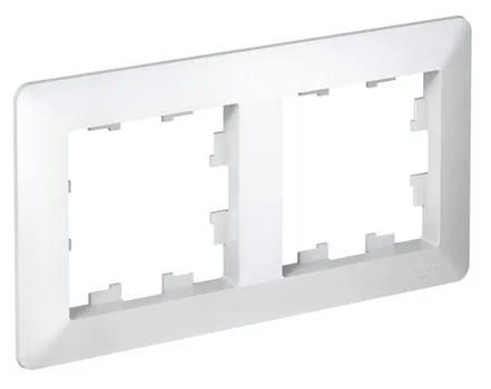 Рамка двойная Systeme Electric ATN220102 ATLASDESIGN AIR БЕЛЫЙ/дымчатый белый