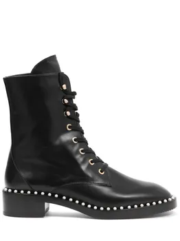 Ботинки кожаные STUART WEITZMAN