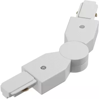 Коннектор поворотный шарнирный Unity белый (однофазный) Maytoni Technical TRA001CS-11W