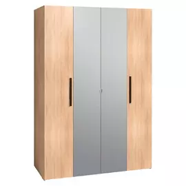 Шкаф для одежды и белья BAUHAUS 9 /спальня/ Дуб Сонома (1,6*0,602*2,3)