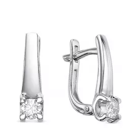 Серьги с английским замком из золота 22486-200