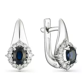 Серьги с английским замком из золота 22622-202
