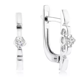 Серьги с английским замком из золота 22801-200