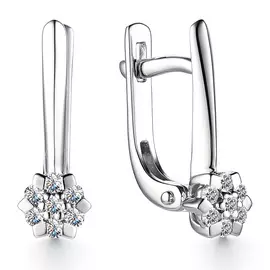 Серьги с английским замком из золота 23227-200
