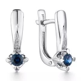 Серьги с английским замком из золота 23326-202