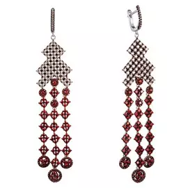 Серьги с английским замком из серебра OE01473E_SR_001_WG