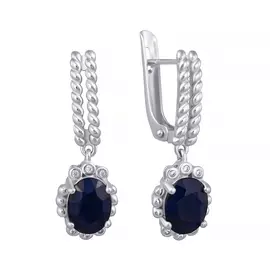 Серьги с английским замком из серебра RIC1_SR_CR_001_WG