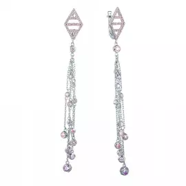 Серьги с английским замком из серебра TE15040C_SR_001_WG