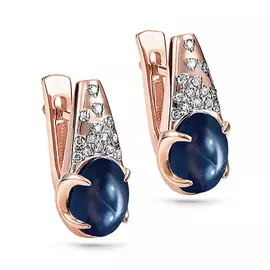 Серьги с английским замком из золота 12-01100-1400