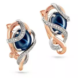 Серьги с английским замком из золота 12-0499-1400