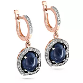 Серьги с английским замком из золота 12-0540-1400