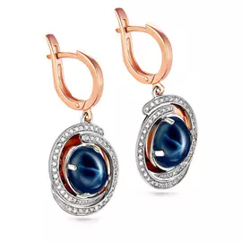 Серьги с английским замком из золота 12-0785-1400