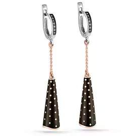 Серьги с английским замком из золота 12-0965-1002