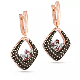 Серьги с английским замком из золота 12-0979-2502