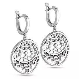 Серьги с английским замком из золота 12-11016-1019