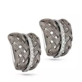 Серьги с английским замком из золота 12-11031-1000