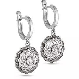 Серьги с английским замком из золота 12-11039-1000