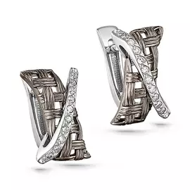 Серьги с английским замком из золота 12-11040-1000