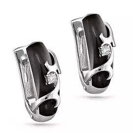 Серьги с английским замком из золота 12-11065-1002