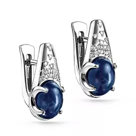 Серьги с английским замком из золота 12-11100-1400