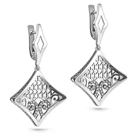 Серьги с английским замком из золота 12-11127-1000