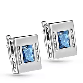 Серьги с английским замком из золота 12-11181-2300