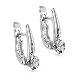 Серьги с английским замком из золота 12-11203-1000