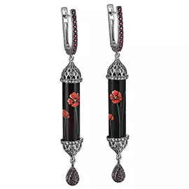 Серьги с английским замком из золота 12-11268-8522