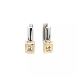 Серьги с английским замком из золота 12-11309-9200