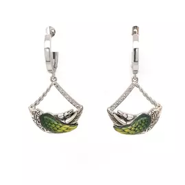 Серьги с английским замком из золота 12-11316-1022