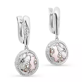 Серьги с английским замком из золота 12-11340-1022