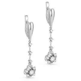 Серьги с английским замком из золота 12-1606-1000