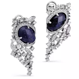 Серьги с английским замком из золота 12-1684-1300